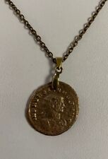 LARGE Premium Ancient Roman Coin Pendant. Emperor Aurelian. 270-275 AD