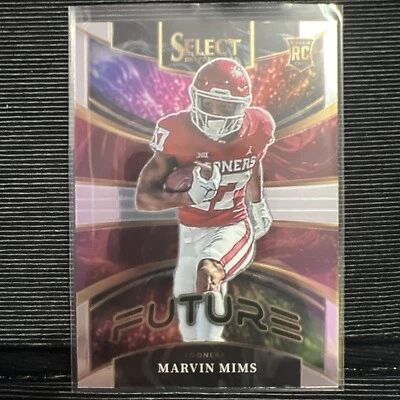 2023 Panini Select Draft Picks Marvin Mims Future Insert RC #FUT-20 Broncos - Image 1 of 2