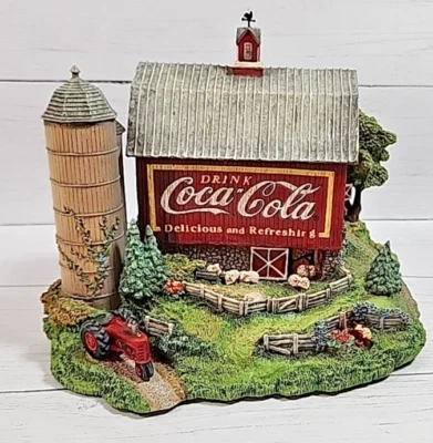 2001 Coca-Cola "Rural Refreshment" Barn The Franklin Mint Collection -New - Image 1 of 4