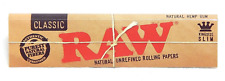 Raw Classic King Size Rolling Papers Slim 1 Pack *Discounts* USA SHIPPED