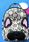 RARE Betsey Johnson Pug Backpack Mini Bag XOBAYBEE Convertible Black Skulls NWT