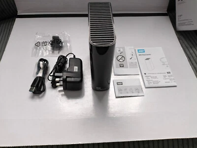 WD Elements 6TB External Hard Drive USB 3.0 Desktop Storage - Black. Barely Used - Image 1 of 4