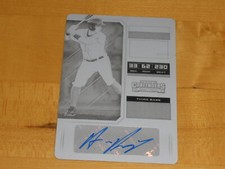 2018 Panini Contenders Draft Picks Black Printing Plate Auto Austin Riley 1/1