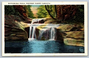 Postal del oeste de Carolina del Norte de Bottomless Pools - Imagen 1 de 2