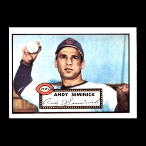 Andy Seminick 1983 Topps 1952 Reprint Series Cincinnati Reds #297 NM GREAT!