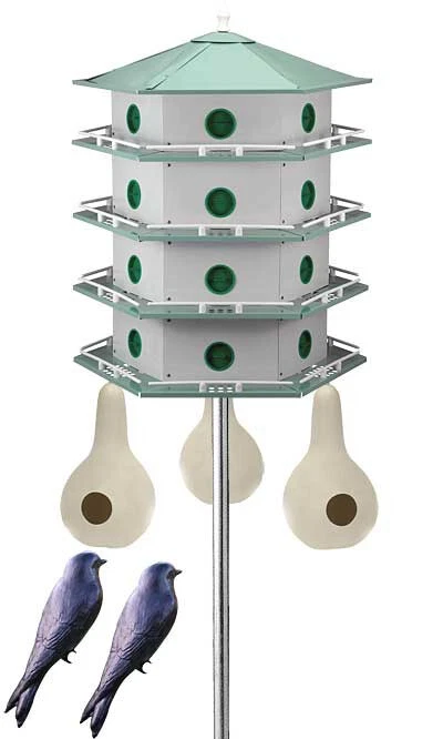 Heath 30216 Purple Martin Gourd Pole 19 FT