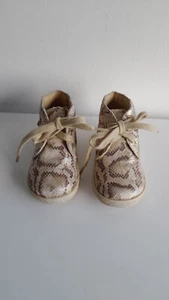 wNEU FALCOTTO Schuhe Gold Leomuster Innen Leder Gr.20 Lauflerner Mädchen - Bild 1 von 6