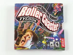 RollerCoaster Tycoon 3 (PC CD-ROM, 2004) - ATARI, Frontier Disk Only - Picture 1 of 3