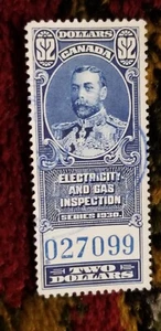 Canada Revenue #FEG-9 $2 Stamp MNH Precancel Electricity & Gas Inspection. - Picture 1 of 1
