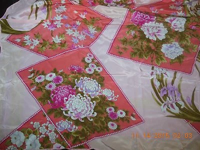 Emamuel Ungaro 100% seda multicolor bufanda floral Foto 1 de 3