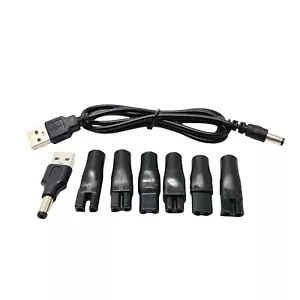 8Pcs USB Adapter Power Cord 5V Replacement Charger For Electric Hair Clippers - Picture 1 of 10