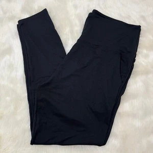 High Waist Black Leggings with Pockets Plus Size 2XL-3XL - Picture 1 of 7