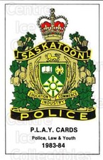 1983-84 Saskatoon Blades #15 Sponsor Card