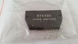 AMPLIFICADOR DE POTENCIA DE AUDIO DUAL HYBIRD MÓDULO IC SANYO STK430 10 VATIOS NTE1343 - Imagen 1 de 1