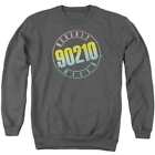 Beverly Hills 90210 logo mélange de couleurs - Sweat-shirt homme à col crevette