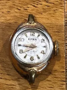 Vintage Rare Swiss Made Emka Mechanical Ladies Watch Head - 15mm - Picture 1 of 4