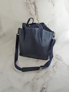 Lululemon All Day Tote Blue Large Pockets Water Repellent Purse Bag Crossbody - Picture 1 of 17