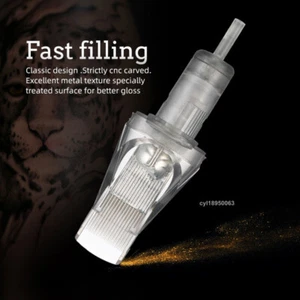 10 Stück große Größe 29 35 39 45 49M1 Runde Magnum Tattoo Nadel Patrone offene Spitze - Bild 1 von 9