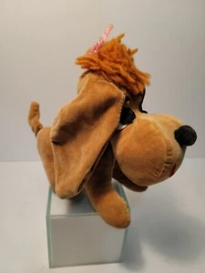  Kamar Plush  Dog Puppy Hound Plush Stuffed Animal Velvet felt eyes vintage - Picture 1 of 9