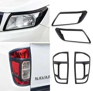  Für Nissan Navara NP300 D23 2015-2020 Scheinwerfer Abdeckungen und Rücklicht Se - Bild 1 von 15