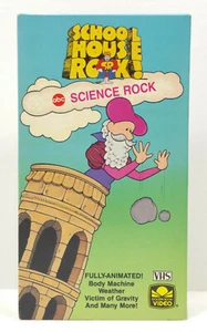 School House Rock! Science Rock (VHS, 1987) ABC Body Machine Weather TESTED - Foto 1 di 8
