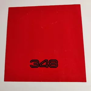 Ferrari 348 original Brochure fold out Poster 1989 large size 60*60 cm - Foto 1 di 7