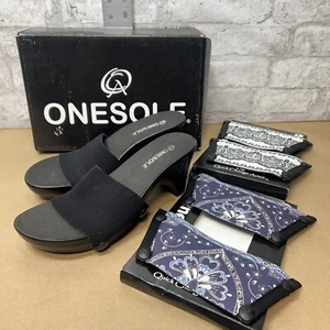 Onesole Corky Leisure Soft Step Quick Change Uppers Size 8 with 3 Changes - Picture 1 of 16