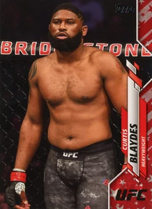 TOPPS 2020 UFC CURTIS BLAYDES #53 41/76 UNABHÄNGIGKEITSTAG PARALLELE KARTE - Bild 1 von 2