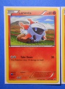Larvesta 20/101 Pokemon card BW Noble Victories common NM - Picture 1 of 1