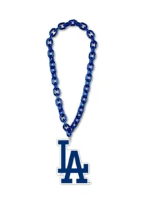 MLB Los Angeles Dodgers Big Fan Chain Necklace (Chain 38" Long, Logo 6"x8") - Picture 1 of 2