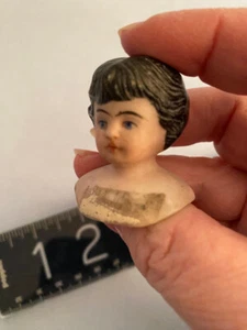 ANTIQUE Doll head GERMAN porcelain FIGURINE-19thc-early 20th c. beautiful - Picture 1 of 8
