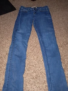 Womens Hollister Super Skinny Jeans 5L 27 X 33 Blue - Picture 1 of 9