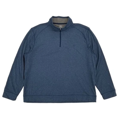 Suéter Pullover IZOD Para Hombres Sargazo Mar Brezo Microfleece Cuarto Cremallera 2XL Foto 1 de 2