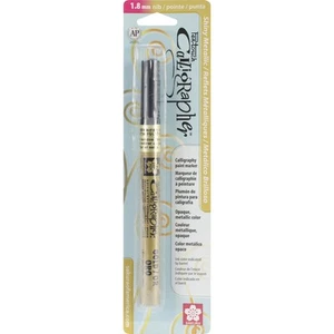 3 Pack Sakura Pen-Touch Calligraphy Marker Fine Point 1.8mm-Gold Metallic 47381 - Picture 1 of 1