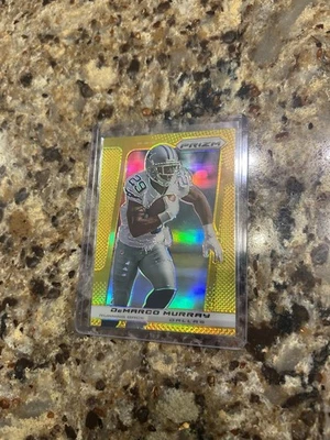 2013 Panini Prizm Gold Demarco Murray /10 Cowboys Oklahoma - Image 1 of 4