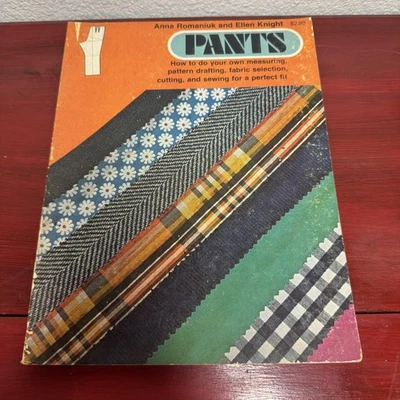 Libro de costura de pantalones vintage 1974 Anna Romaniuk Ellen Knight guía de redacción de patrones Foto 1 de 4