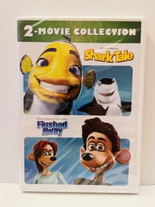 Shark Tale / Flushed Away: 2-Movie Collection (DVD) Will Smith, Jack Black - NEW - Picture 1 of 2