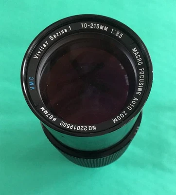 Vivitar Series 1 VMC 70-210mm 1:3.5 Macro Auto Zoom Lens No.22012502 67mm—————26 - Image 1 of 4