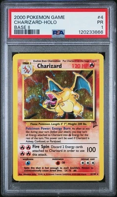 Charizard 004/130 Base Set 2 Holo Pr PSA 1 - Image 1 of 2