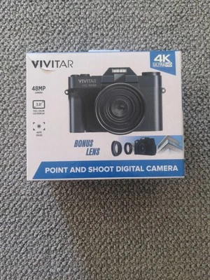 Vivitar VECXX101 4K Point & Shoot Digital Camera - 48MP, 8x Zoom, 3" LCD Screen - Image 1 of 4