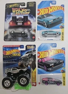 Combo Hot Wheels ¡Regreso al futuro! Juego de 4 piezas - *Colección de icónicos... - Imagen 1 de 6