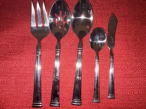 Lenox ETERNAL FROSTED 18/10 Stainless Steel Flatware Serving Utensils B39 - Picture 1 of 4