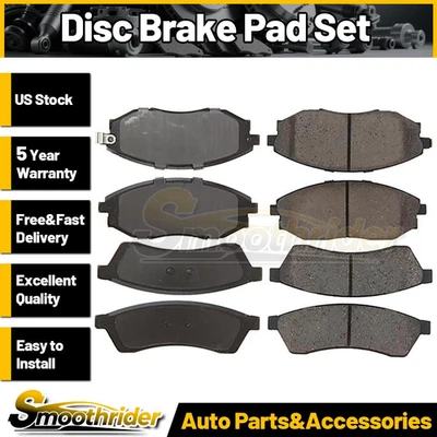 For Chevrolet Epica 2004-2008 2009 Posi Quiet 2pcs Front Rear Disc Brake Pad Set - Image 1 of 4