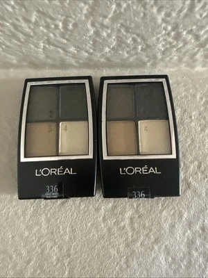 Lot Of 2 L'oreal  Wear Infinite Eye Shadow Quad #336 Forest Smokes - NEW - Image 1 of 4