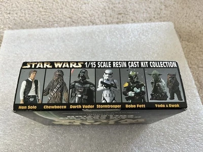 星球大战 Boba Fett Kaiyodo 1/15 比例软乙烯模型套件 LucasFilm 罕见 日本 — 第 1/4 张图片