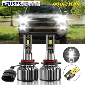 Fit For Toyota 4Runner 2003-2022 6500K LED Headlight Bulbs 9005/HB3 High Beam - Picture 1 of 11