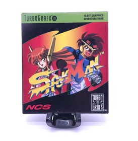 Shockman Turbografx16 CIB MINT Complete HARD TO FIND