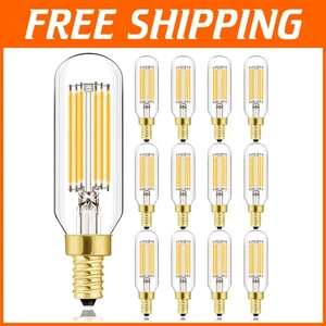 Pack of 12 Dimmable E12 LED Bulbs – 6W Soft White 3000K for Elegant Chandeliers - Picture 1 of 11