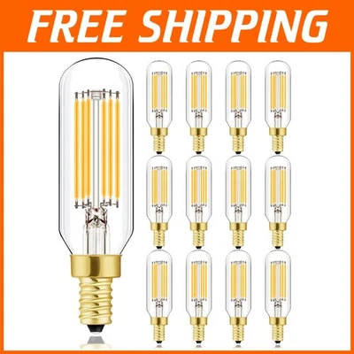 Pack of 12 Dimmable E12 LED Bulbs – 6W Soft White 3000K for Elegant Chandeliers - Image 1 of 4