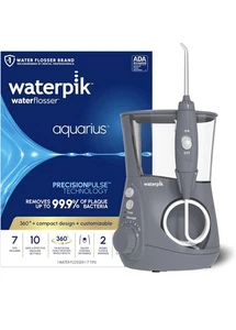 Waterpik Aquarius Water Flosser Professional For Teeth Gray WP-667CD - Picture 1 of 9